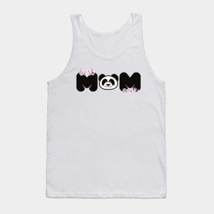 Best Mom Ever Panda Design Tank Top